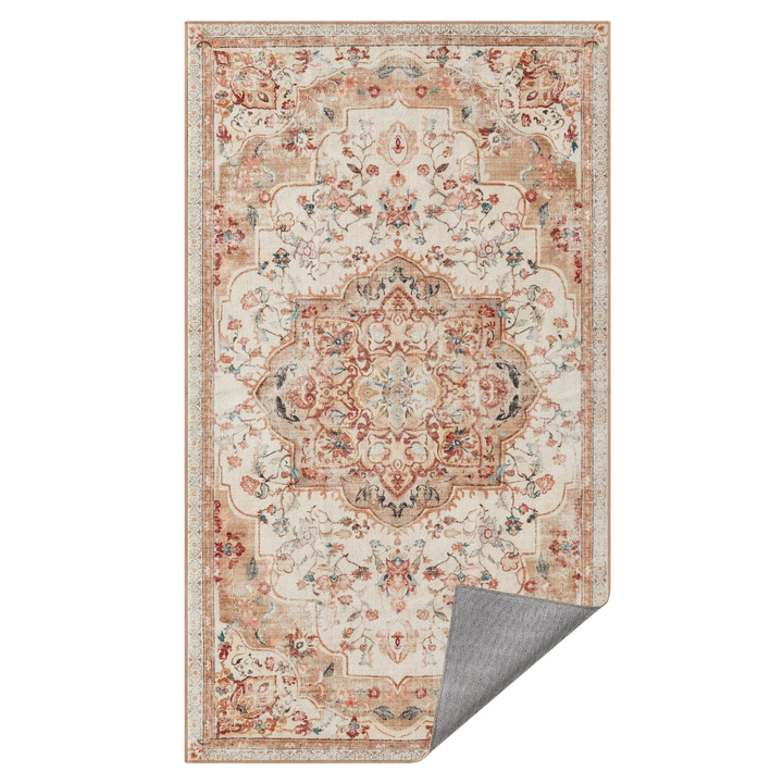 Alfombra Antideslizante Vintage Beige Nordvest 153x92 cm