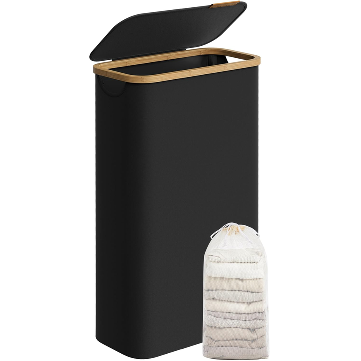 Cansasto Plegable Ropa Lavanderia Negro Husoy