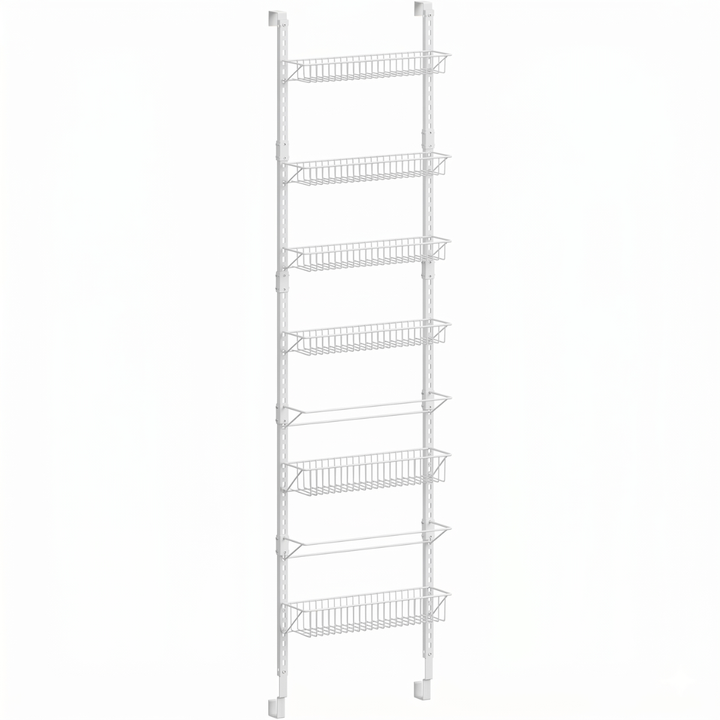 Organizador Cocina Ajustable Puerta 6 Niveles Blanco Hofors