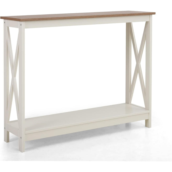 Mueble Recibido Arrimo Blanca Madera Catania
