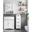 Mueble Organizador Blanco Multiuso 4 Cajones Salem