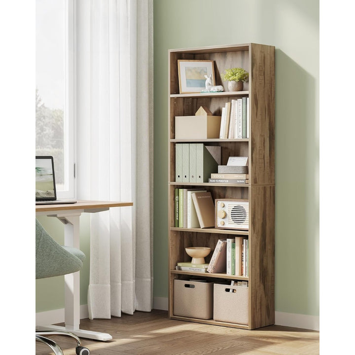 Estanteria Librero Clásico Madera 6 Niveles Niva