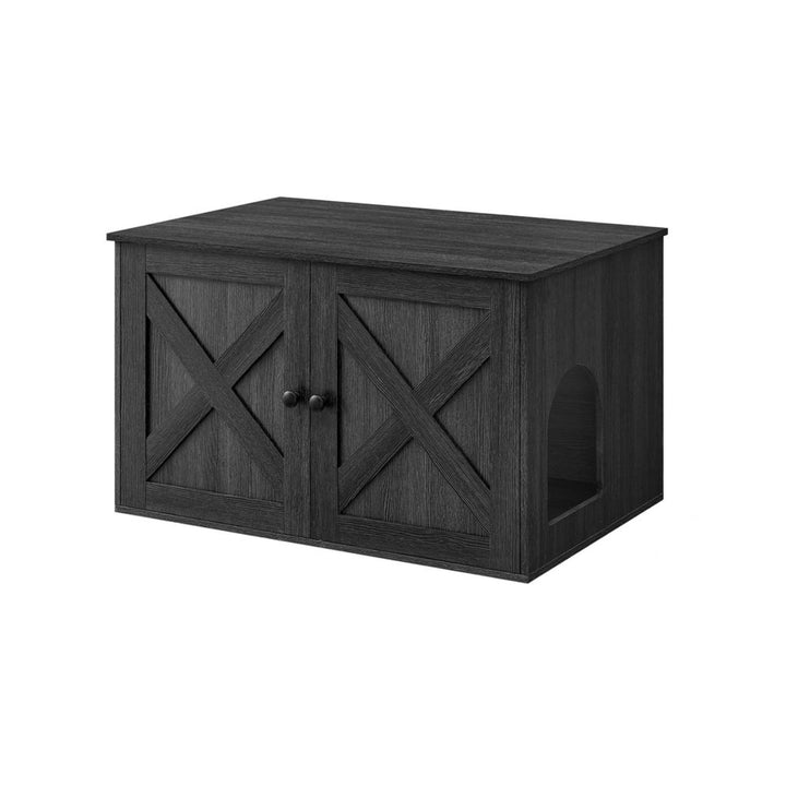 Mesa Auxiliar Casa Gatos Negra Sindal