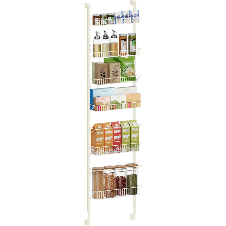 Organizador Cocina Ajustable Puerta 6 Niveles Blanco Hofors