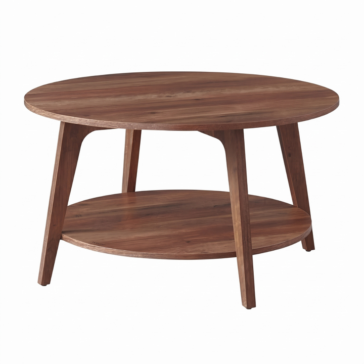 Mesa de Centro Madera Redonda Kolen