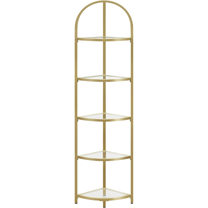 Mueble Estante Esquinero Dorado Odder