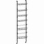 Organizador Cocina Ajustable Puerta 6 Niveles Negro Balsta