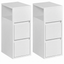 Set de 2 Veladores Blancos Langnes