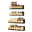 Set 4 Estanterias Organizadores de Cocina Magnéticos Skogen