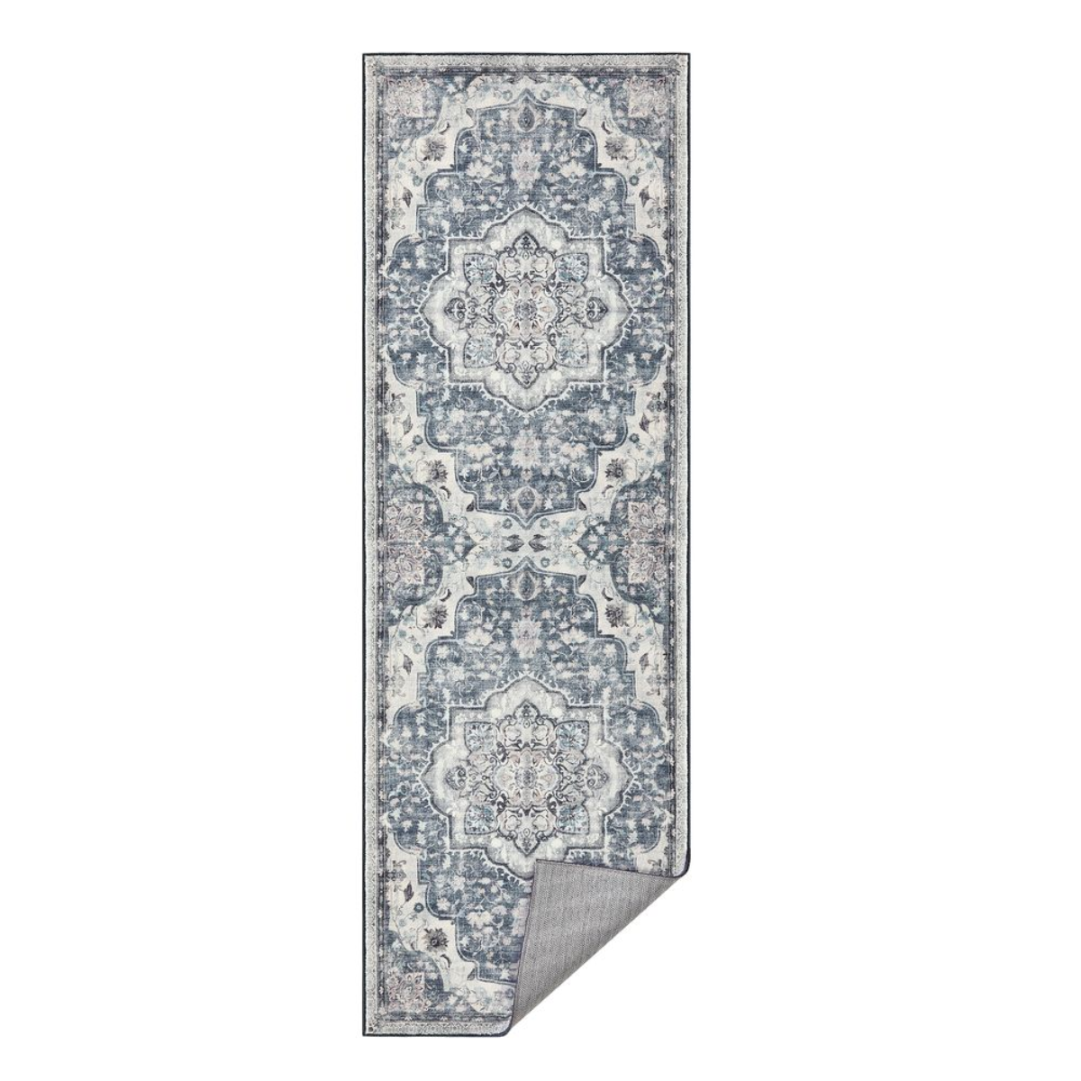 Alfombra Antideslizante Vintage Azul Claro Amot 183x61 cm
