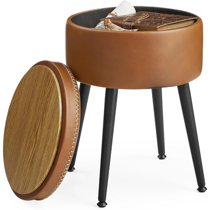 Silla Taburete Ecocuero Cafe Almacenamiento Tune
