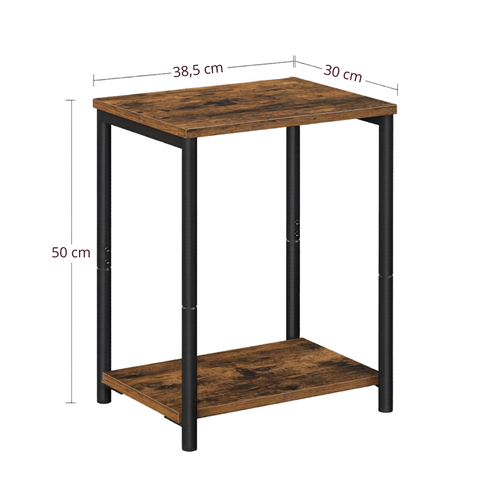 Medidas de una mesa auxiliar Vanlose: 39 x 30 x 50 cm