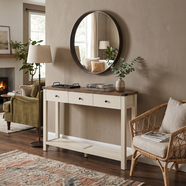 Mueble Recibido Arrimo con Cajonera Rústico Cádiz
