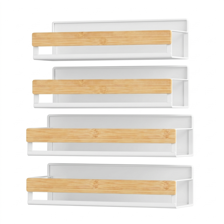 Set 4 Estanterias Organizadores de Cocina Magnéticos Skanes
