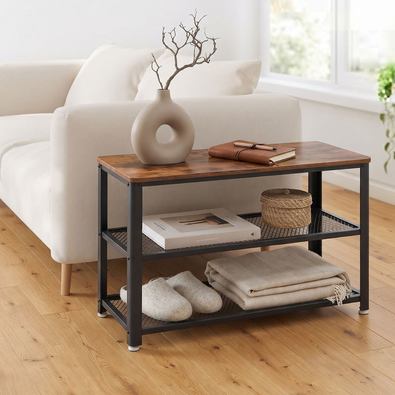 También en el living · Estanteria Zapatero Organizador Inari Estilo Industrial