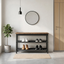Mueble Zapatero Lynge 3 Niveles Fierro y Madera