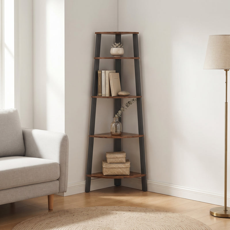 Hecho para las esquinas · Mueble Estante Esquinero Feroe Estilo Industrial