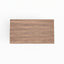 Mesa centro rectangular blanca con cubierta marrón de estilo farmhouse
