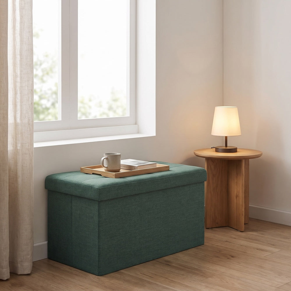Medidas de la banqueta baúl Nordby: 76 x 38 x 38 cm
