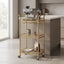 Carro Auxiliar Organizador Bar Cocina 3 Niveles Dorado Reika