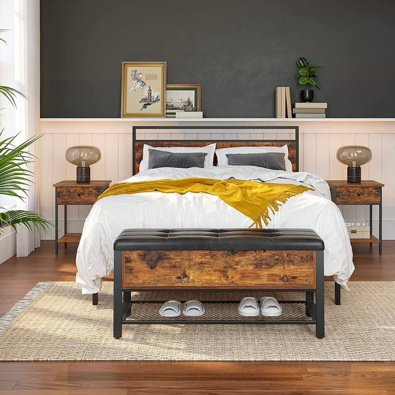 En pareja · Velador con cajonera Estocolmo Estilo Industrial