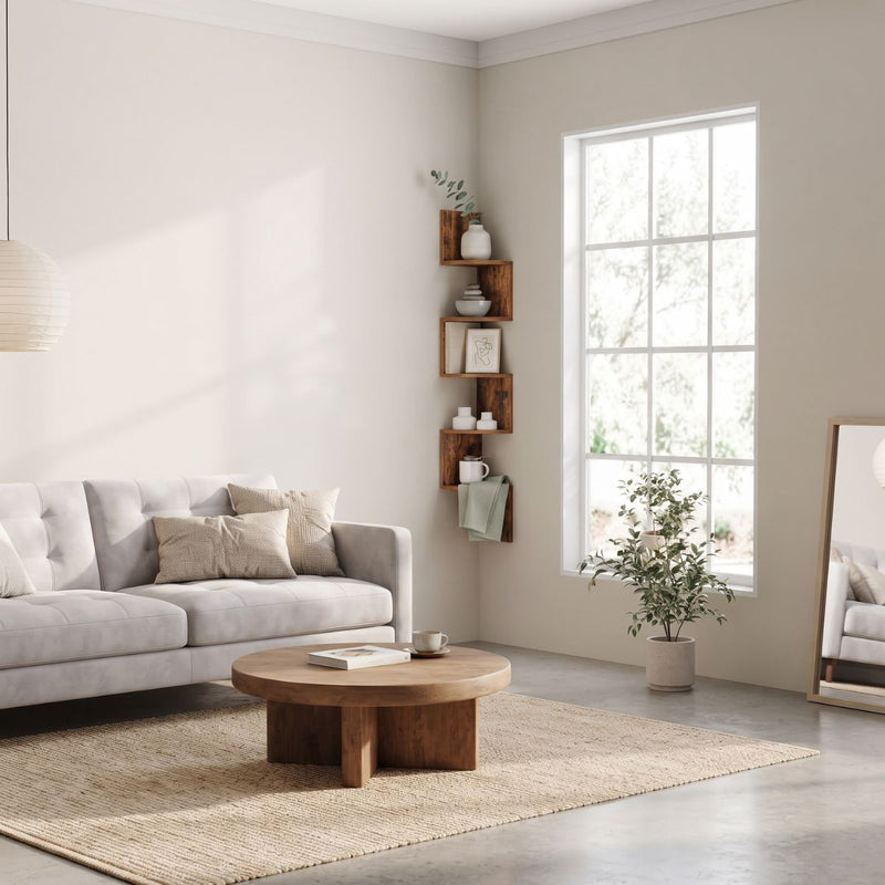Liviano a la vista · Mueble Estante Esquinero ZigZag Estilo Industrial