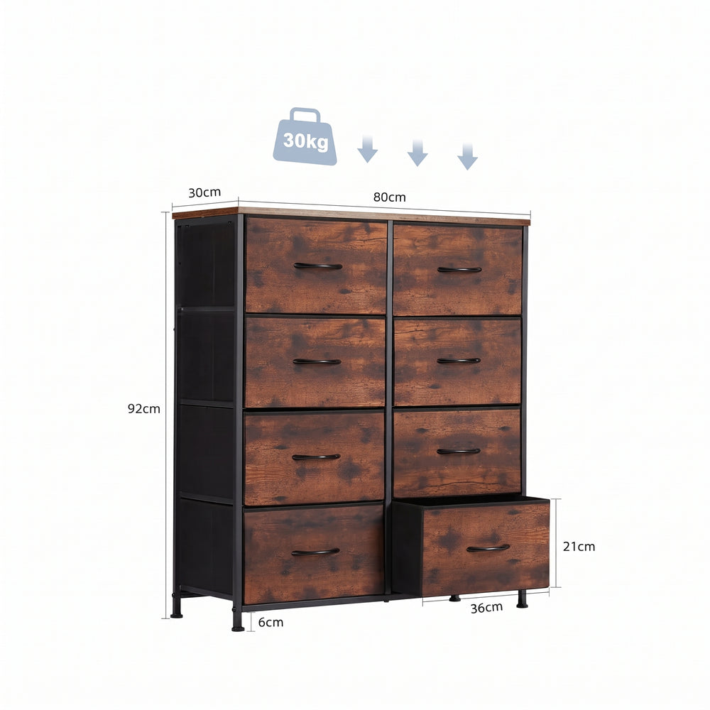 Medidas de la cómoda Lokken: 86 x 30 x 98 cm