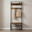 Mueble Recibidor Perchero Daven Estilo Industrial.