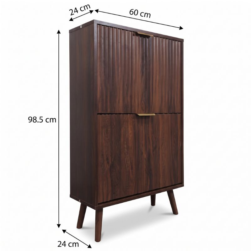 Medidas del zapatero Egen: 60 x 24 x 98,5 cm