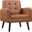 Poltrona Eco cuero Cafe Timra