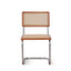 Set de 2 Sillas Breuer Madera y Ratán Cafe