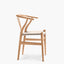 Set de 2 Sillas Wishbone Madera y Cuerda