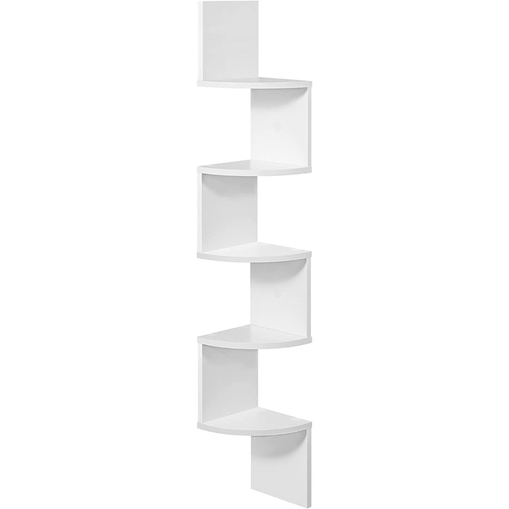 Mueble Estante Esquinero ZigZag Blanco Ribe