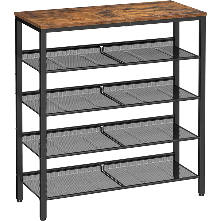 Mueble Zapatero Sirkka 5 Niveles Fierro y Madera