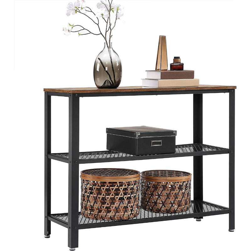 Dos repisas de malla · Mueble Recibidor Arrimo Farum Estilo Industrial