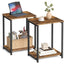 Set de 2 Mesas Auxiliares Vanlose Estilo Industrial