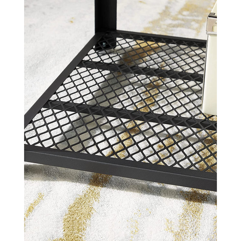 Repisa de malla gruesa · Mesa de Centro Rectangular Lagan Estilo Industrial