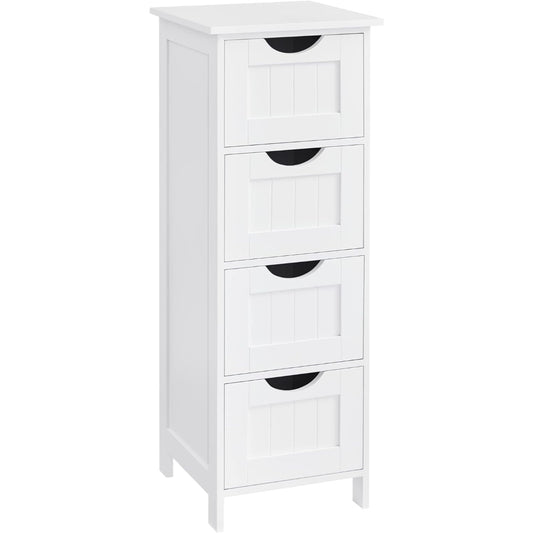 Mueble Organizador Blanco Multiuso 4 Cajones Salem