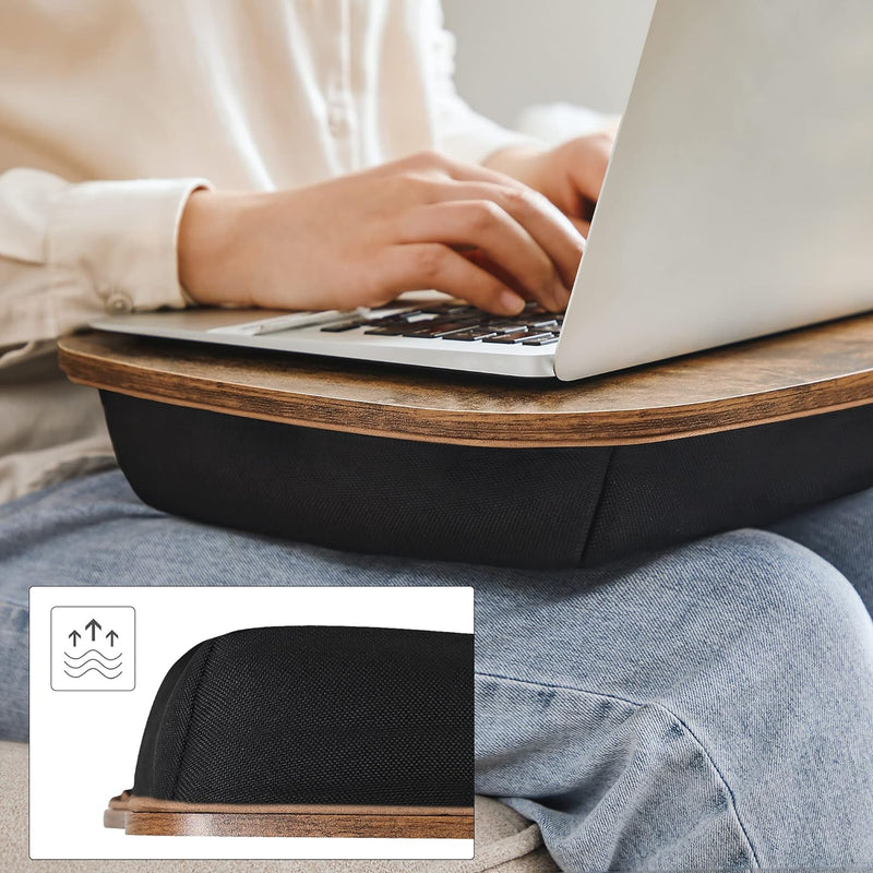 Trabajar cómodo · Mesa para Laptop Portátil con Cojín Sylan