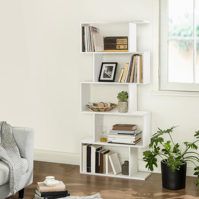 Blanco luminoso · Estanteria Escalonada Blanca Vejby
