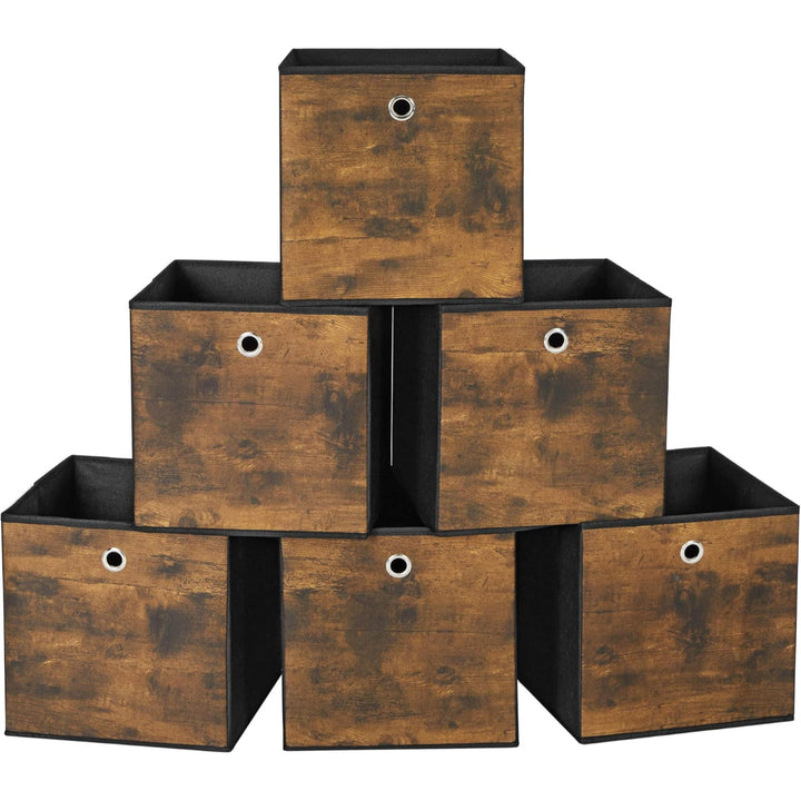 Set 6 Cajas Organizadores Tela Plegables Astrup