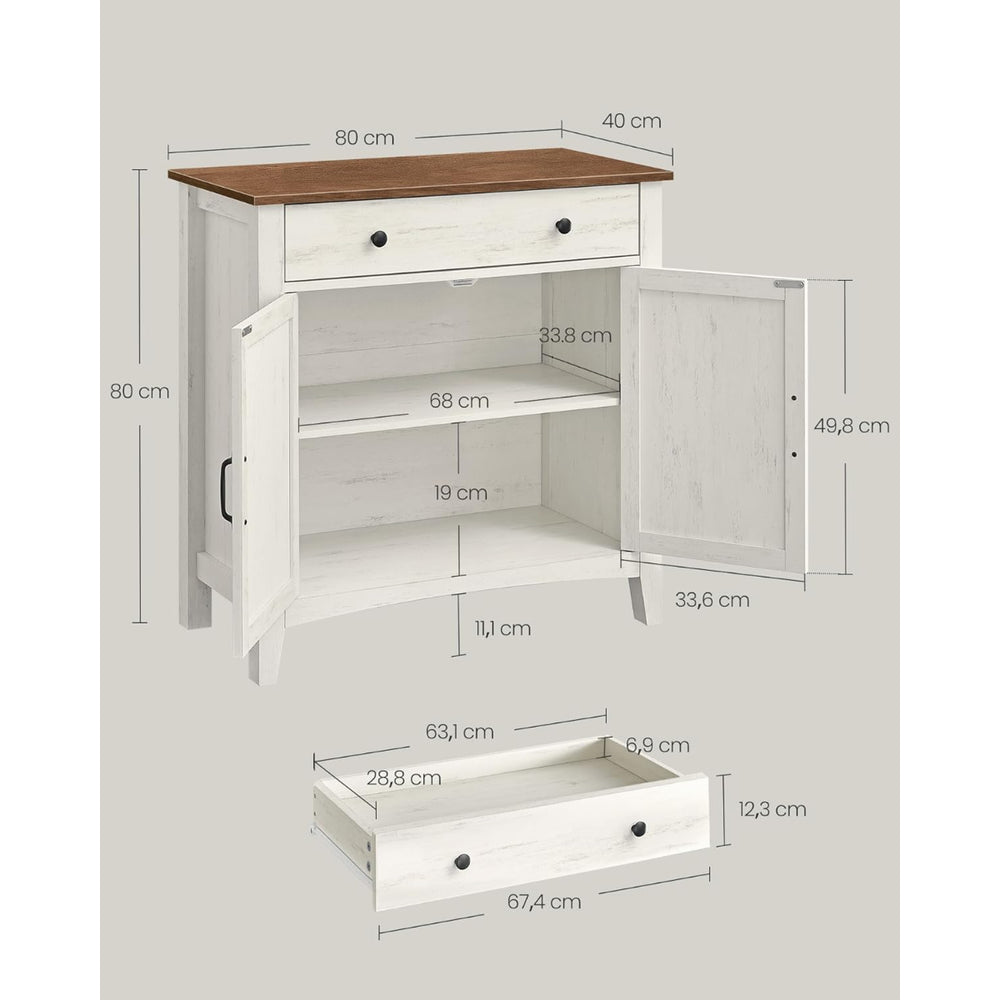Medidas del aparador buffet Zaragoza: 80 x 40 x 80 cm