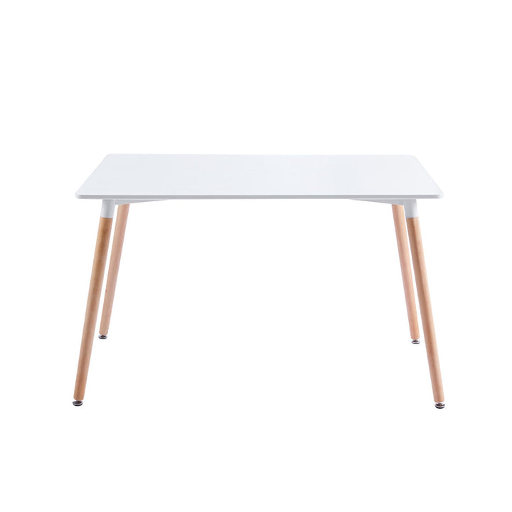Mesa Comedor Eames Rectangular 80x120 cm MDF Blanca