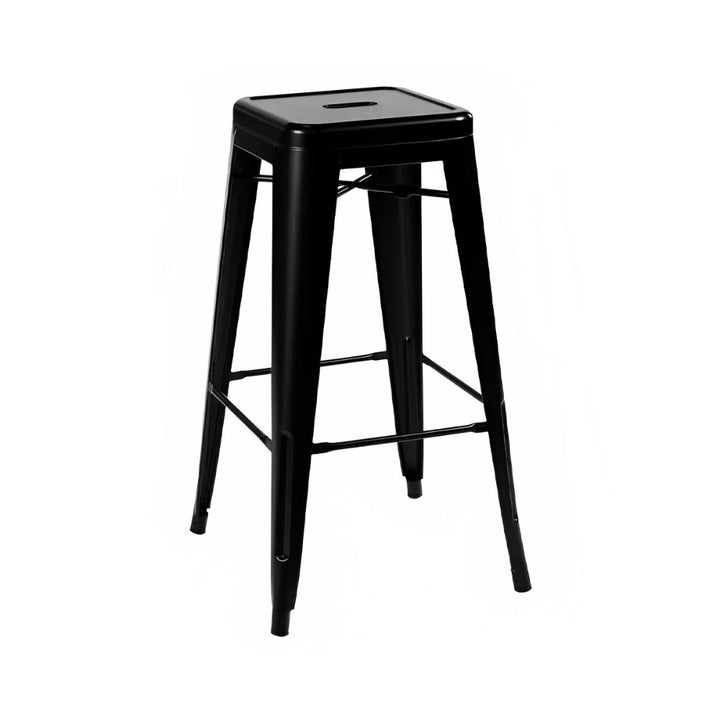 Piso Tolix Silla Bar 77 cm Negro