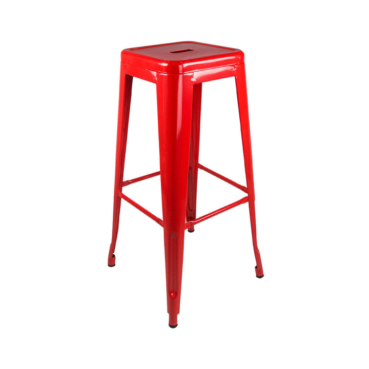 Piso Tolix Silla Bar 77 cm Rojo