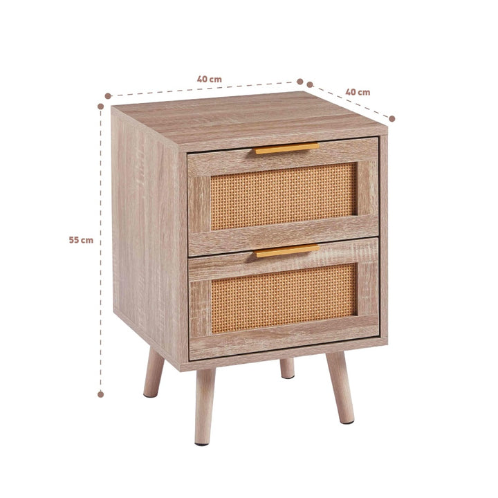 Velador Eames Mesh Doble Ratan