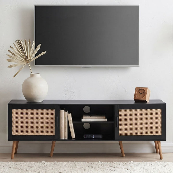 Rack Tv Ratan Negro Forde