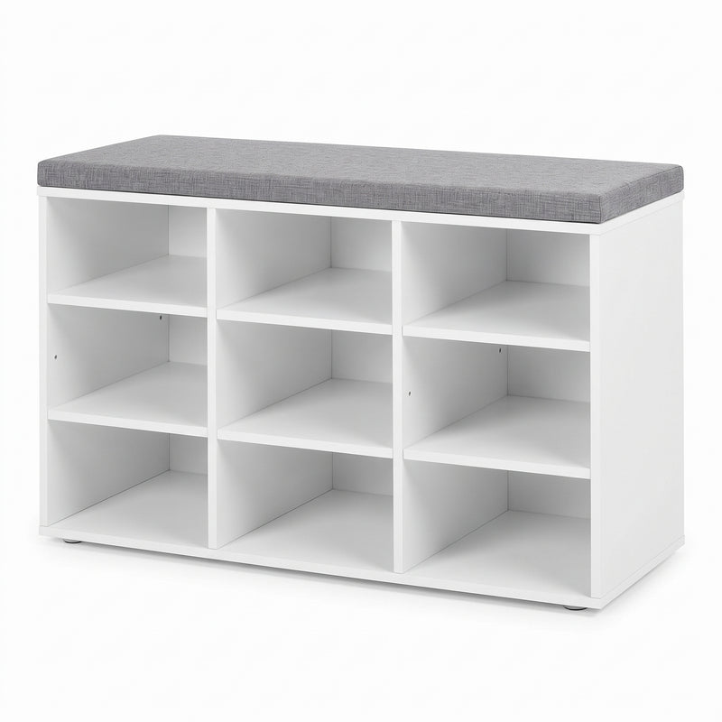Asiento acolchado · Banqueta Zapatero Blanco Skovde